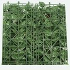 Изгородь фигурной стрижки кустов полиэтилена высокой плотности панелей стены зеленого цвета Faux SGS искусственная